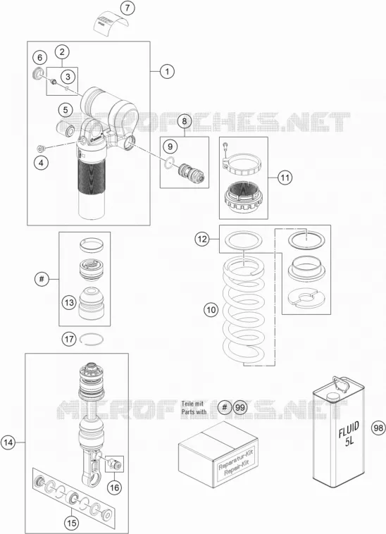 SHOCK ABSORBER (PARTS)