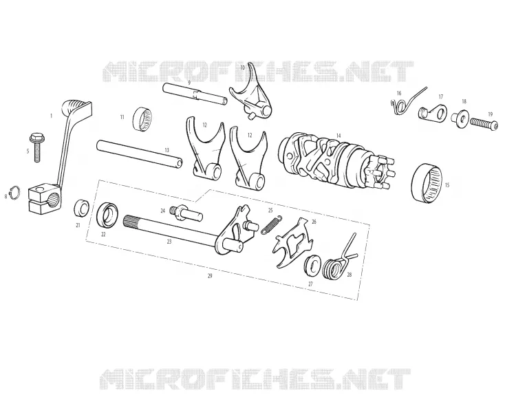 GEAR SHIFT SHAFT