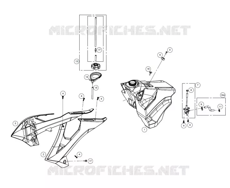 TANK / RADIATOR SCOOPS