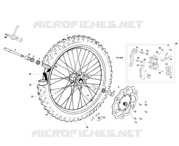 FRONT WHEEL / BRAKE
