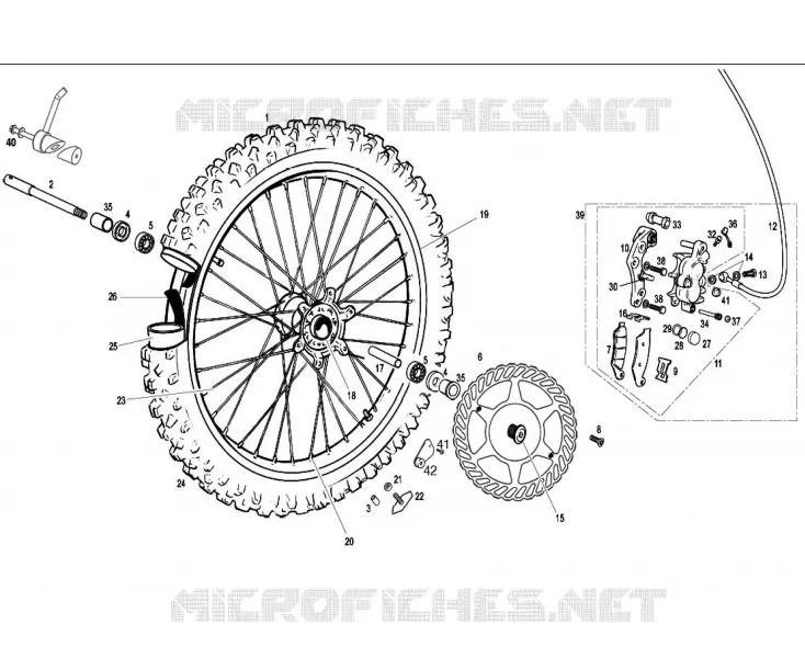 FRONT WHEEL / BRAKE