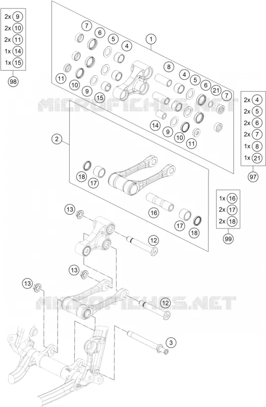 SHOCK PRO LEVER LINKAGE