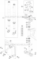 FRONT FORK / TRIPLE CLAMP