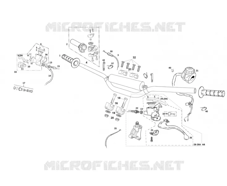 HANDLEBAR / MASTER CYLINDER