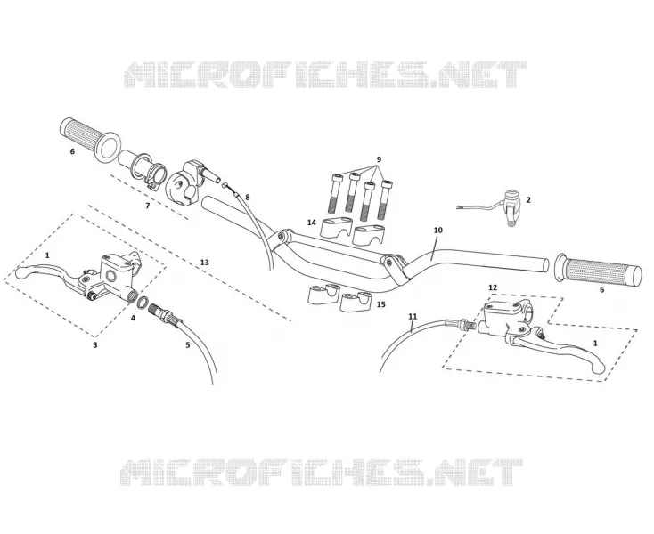 HANDLEBAR / MASTER CYLINDER