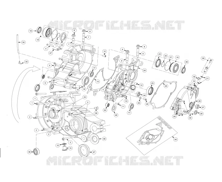 CRANKCASE / GASKET SET