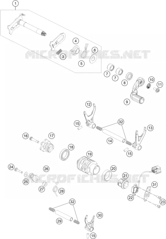 GEAR SHIFTING MECHANISM