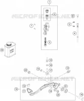 REAR BRAKE MASTER CYLINDER