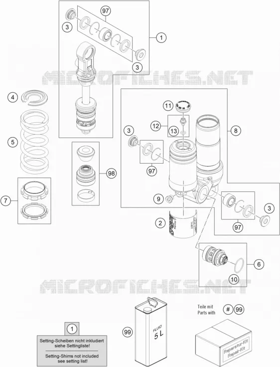 SHOCK ABSORBER (PARTS)