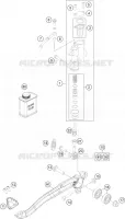 REAR BRAKE MASTER CYLINDER
