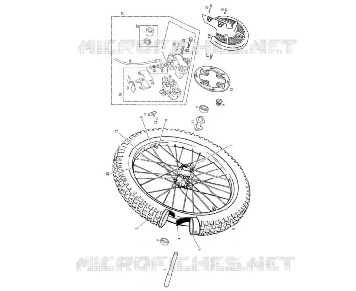 FRONT WHEEL / BRAKE