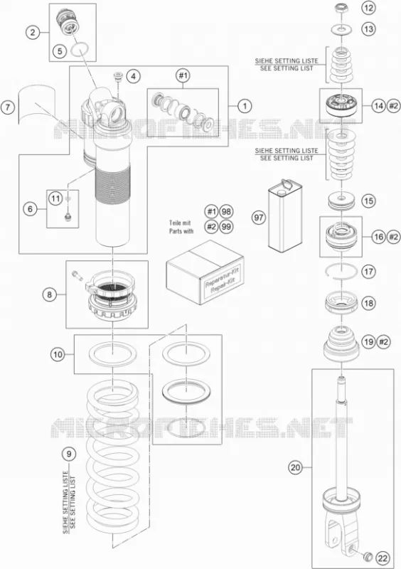 SHOCK ABSORBER (PARTS)
