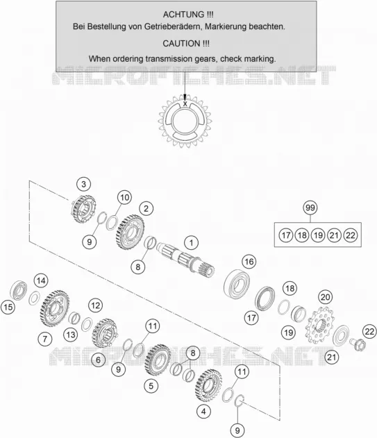 GEARBOX COUNTERSHAFT