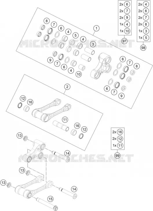 SHOCK PRO LEVER LINKAGE