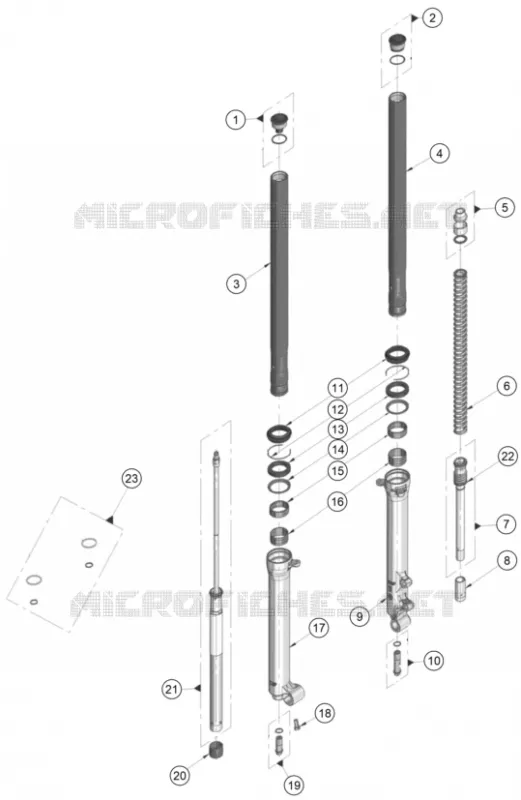 FRONT FORK (PARTS)