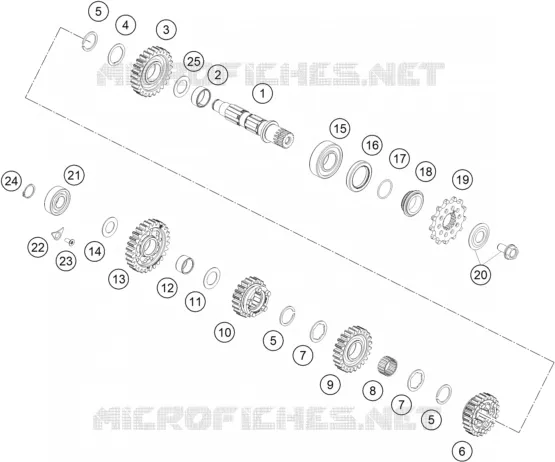 GEARBOX COUNTERSHAFT