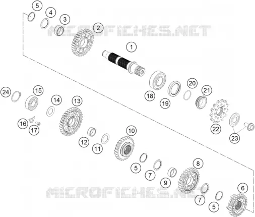 GEARBOX COUNTERSHAFT