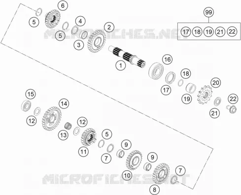 GEARBOX COUNTERSHAFT