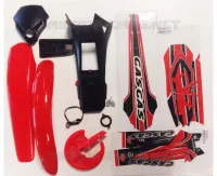 PLASTICS KIT RED TXT PRO 2002-2010