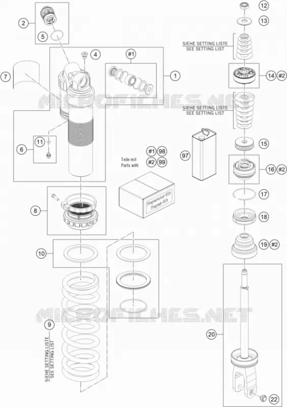 SHOCK ABSORBER (PARTS)