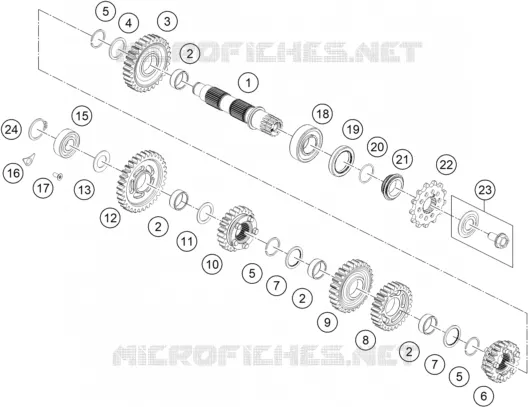 GEARBOX COUNTERSHAFT