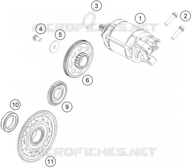 ELECTRIC STARTER MOTOR