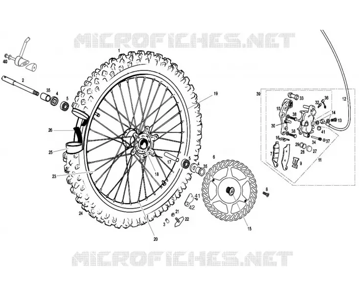 FRONT WHEEL / BRAKE