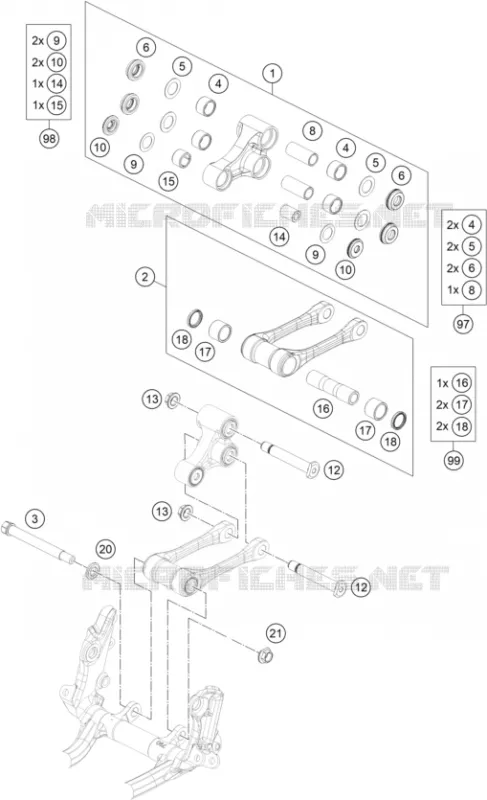 SHOCK PRO LEVER LINKAGE