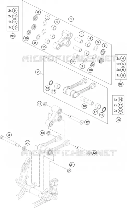 SHOCK PRO LEVER LINKAGE