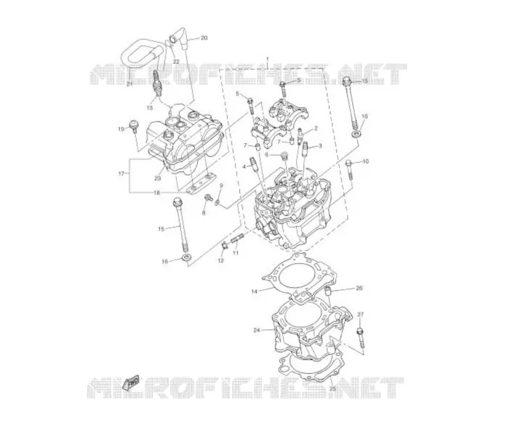 CYLINDER HEAD / CYLINDER 450
