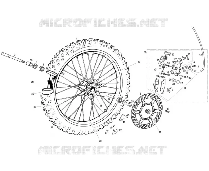 FRONT WHEEL / BRAKE