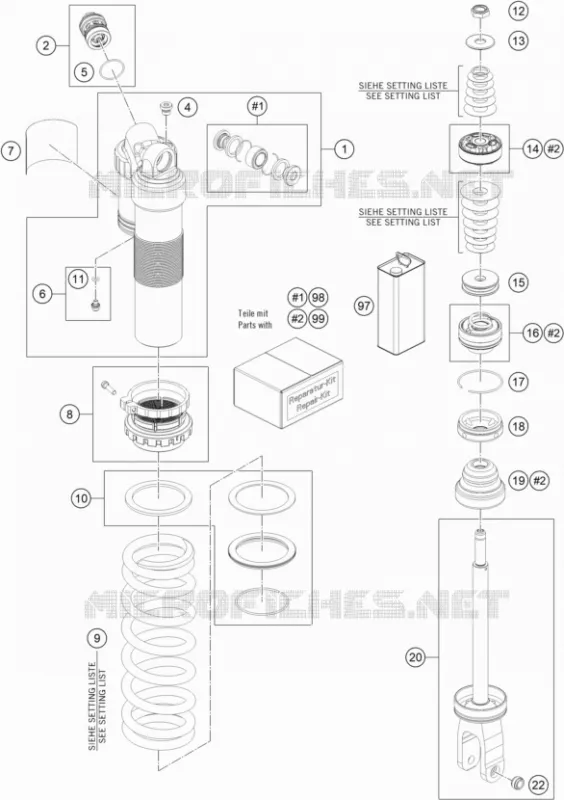 SHOCK ABSORBER (PARTS)
