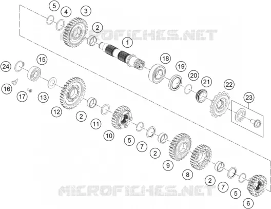 GEARBOX COUNTERSHAFT