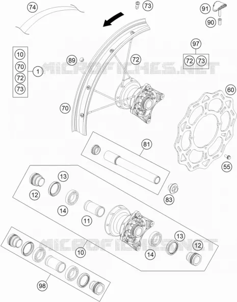 FRONT WHEEL