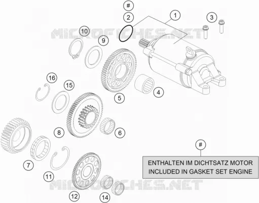ELECTRIC STARTER MOTOR