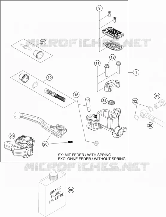 FRONT BRAKE MASTER CYLINDER