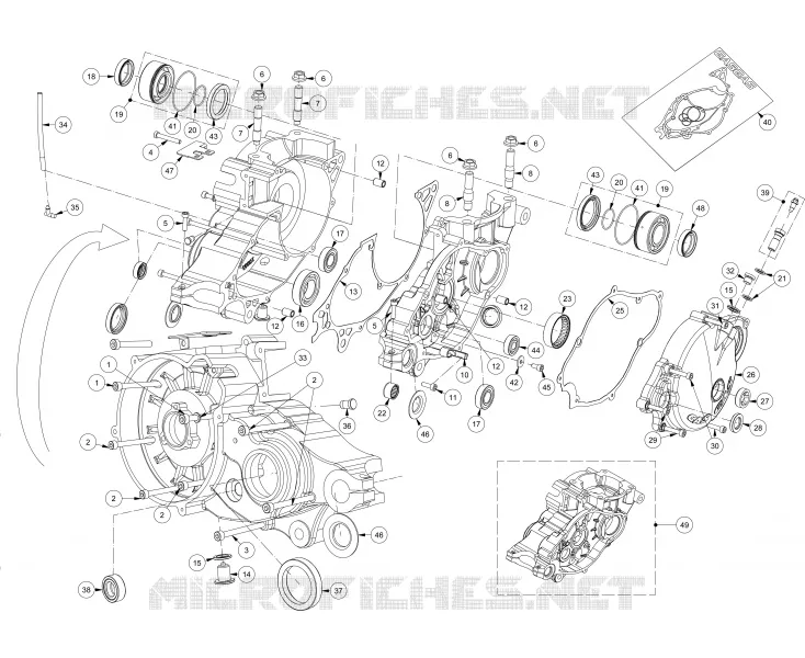 CRANKCASE / GASKET SET