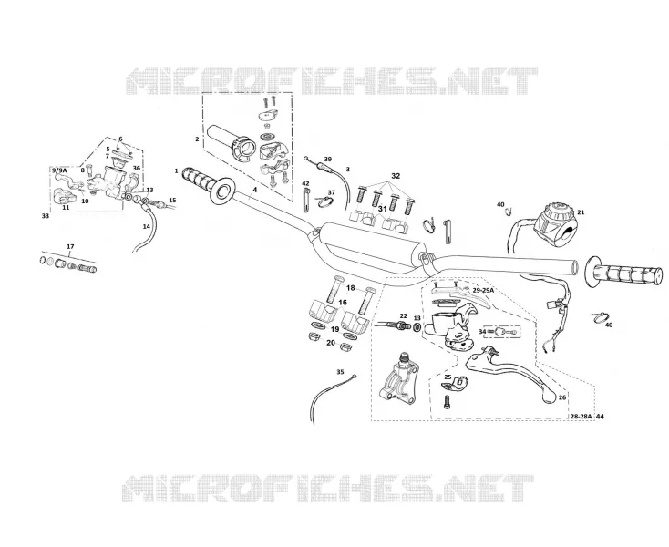 HANDLEBAR / MASTER CYLINDER