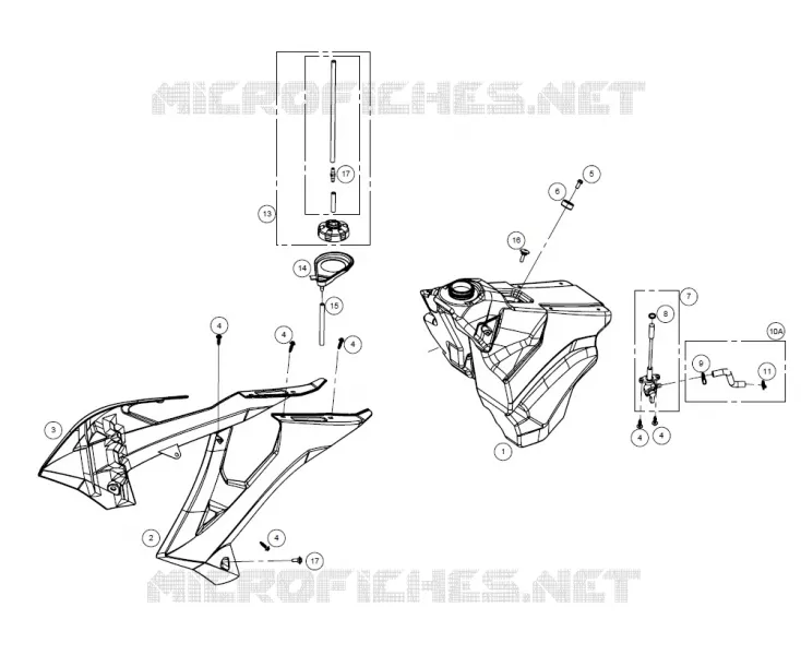 TANK / RADIATOR SCOOPS