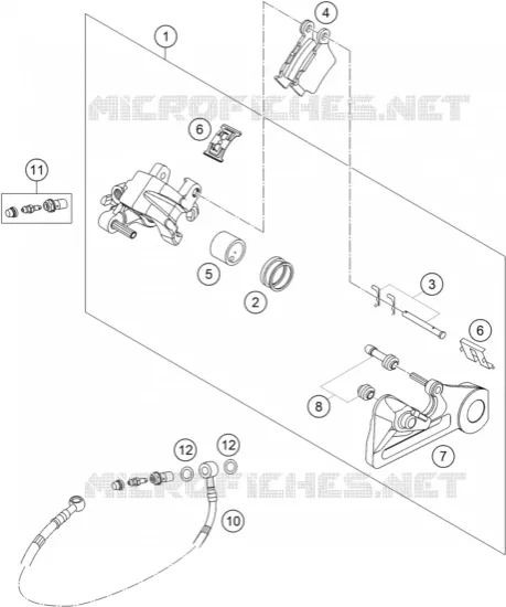 REAR BRAKE CALIPER
