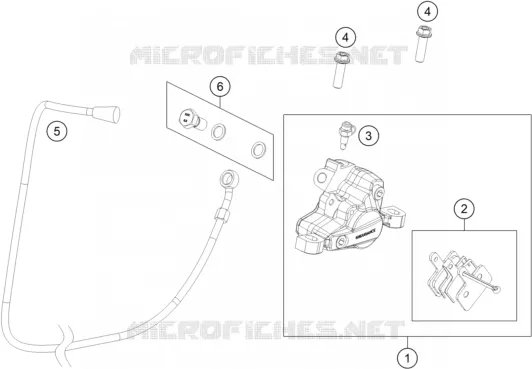 REAR BRAKE CALIPER