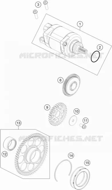 ELECTRIC STARTER MOTOR