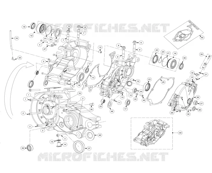CRANKCASE / GASKET SET