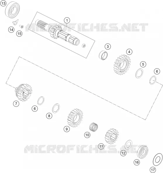 GEARBOX MAIN SHAFT
