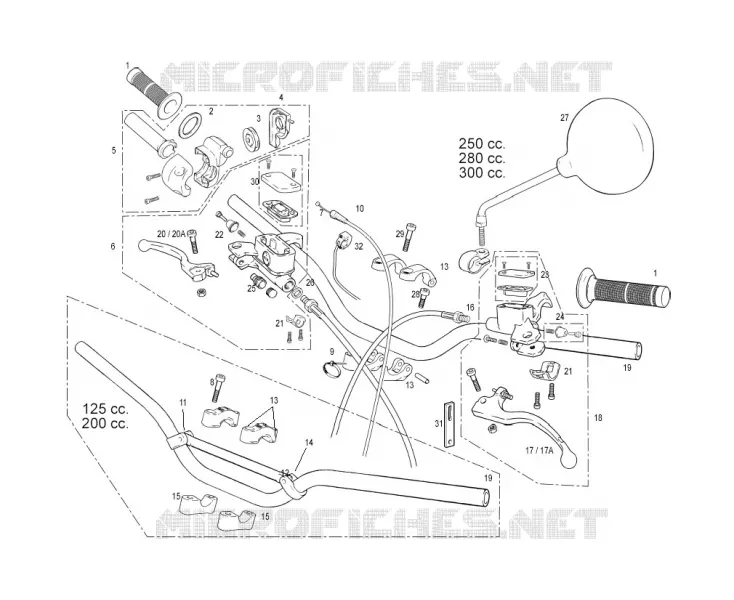 HANDLEBAR / MASTER CYLINDER