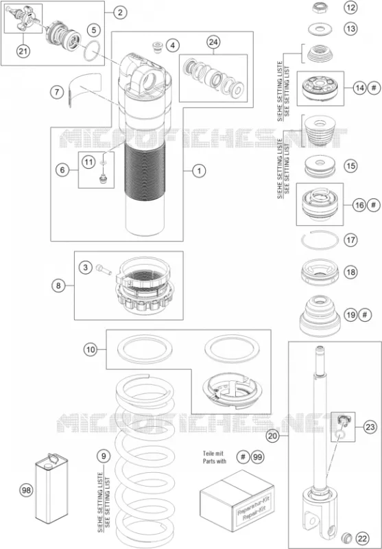 SHOCK ABSORBER (PARTS)