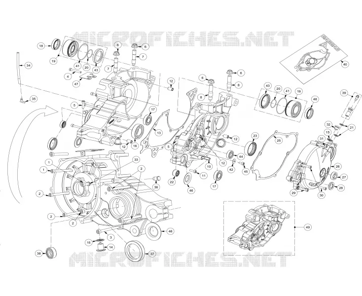 CRANKCASE / GASKET SET