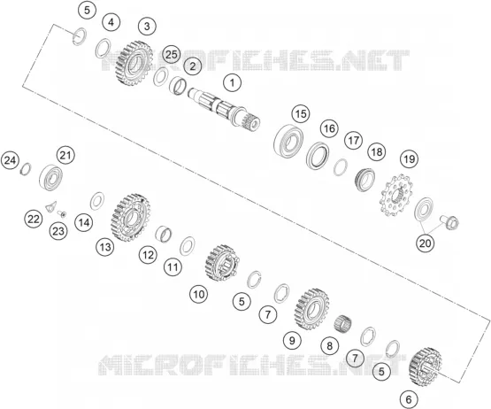 GEARBOX COUNTERSHAFT