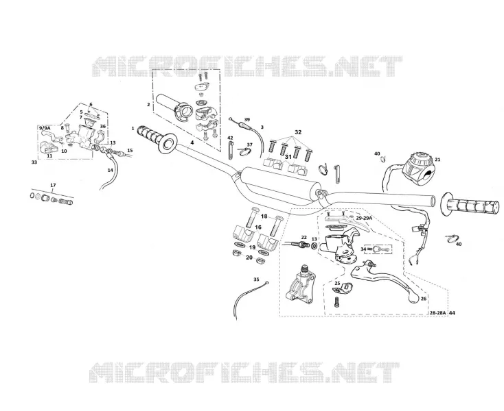 HANDLEBAR / MASTER CYLINDER