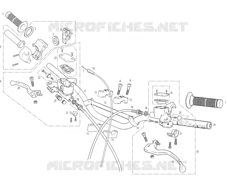 HANDLEBAR / MASTER CYLINDER